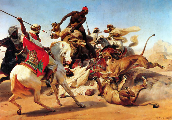 The Lion Hunt, 1836