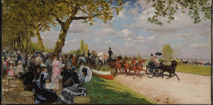 Return From The Races, 1875