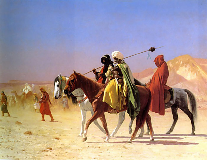 Arabs Crossing The Desert, 1870