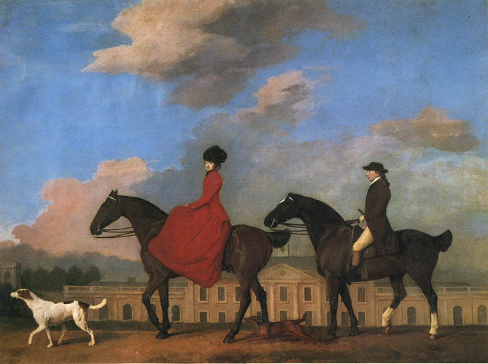 John And Sophia Musters Out Riding At Colwick Hall, 1777