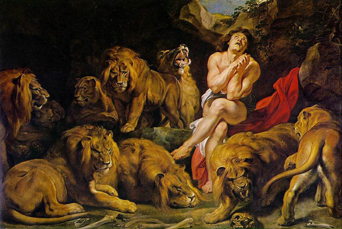 Daniel In The Lion's Den, C.1615