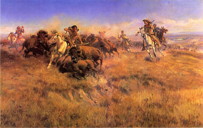 Running Buffalo, 1918