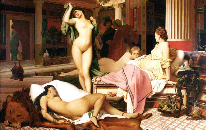 Grecian Interior, Le Gynecee, 1850 - Click Image to Close