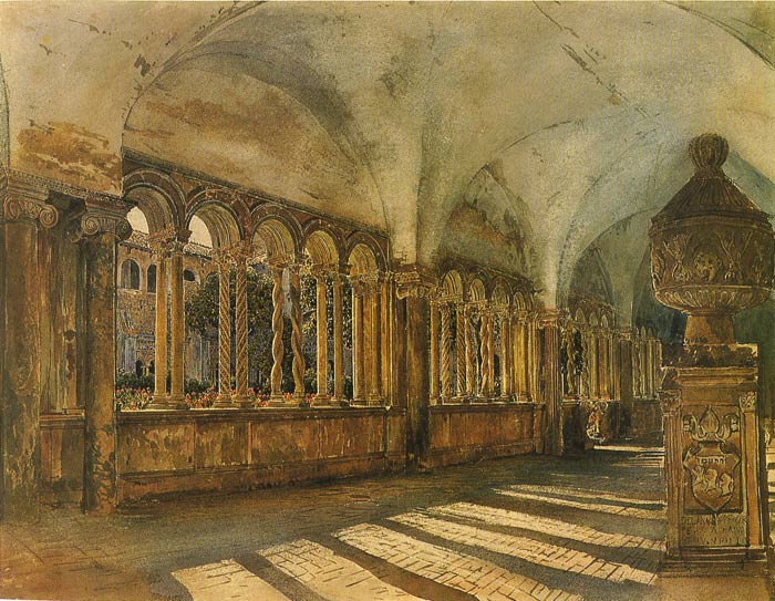 Der Kreuzgang Von San Giovanni In Laterano In Rom, 1835