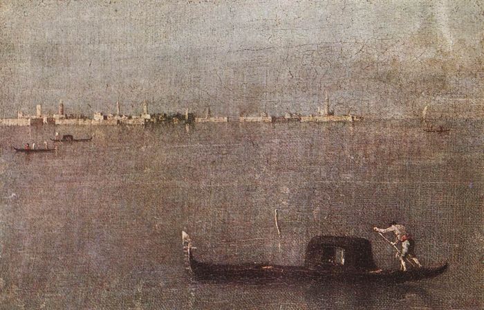 Gondola In The Lagoon, 1765