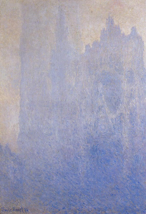 Rouen Cathedral In The Fog , 1893