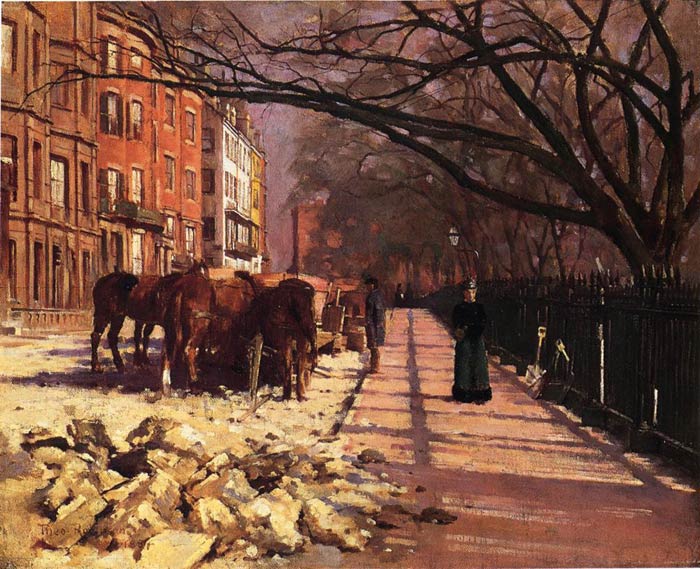 Beacon Street, Boston, 1884