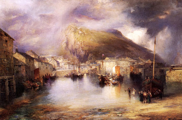 An English Fishing Village, Polperro, Cornwall, 1907