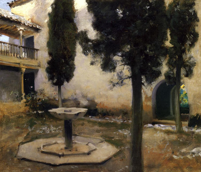 Alhambra, Patio De La Reja , 1879