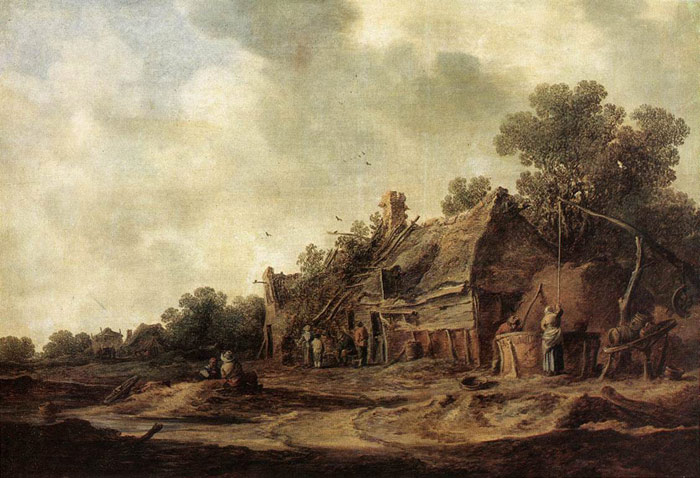 Peasant Huts With A Sweep Well, 1633