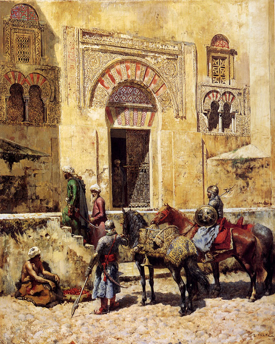 Entering The Mosque,1885