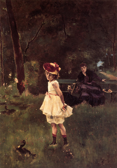 La Fillette Au Canard, 1893