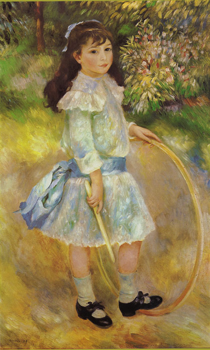 Girl With A Hoop, 1885