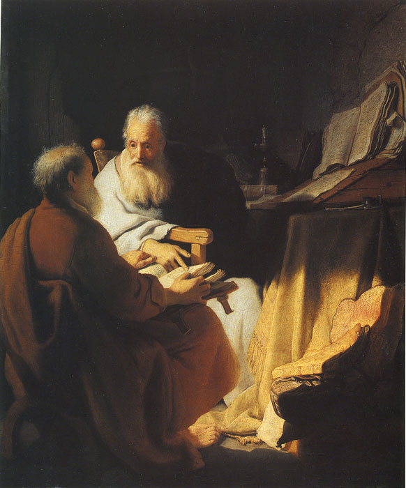 Two Scholars Disputing, 1628