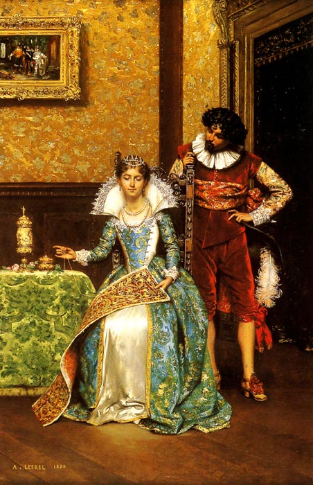 The Attentive Courtier, 1880