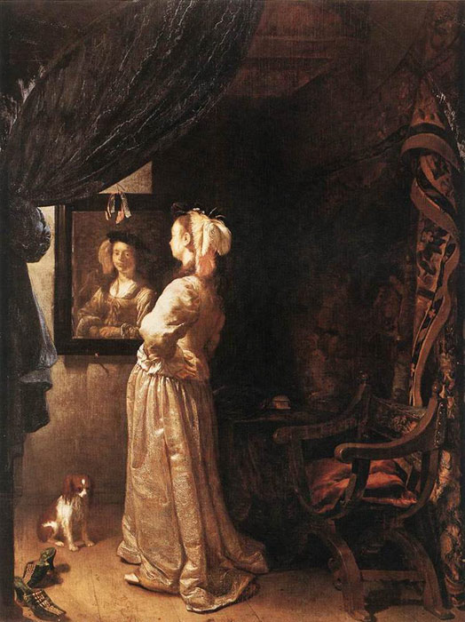 Woman Before The Mirror, C.1670