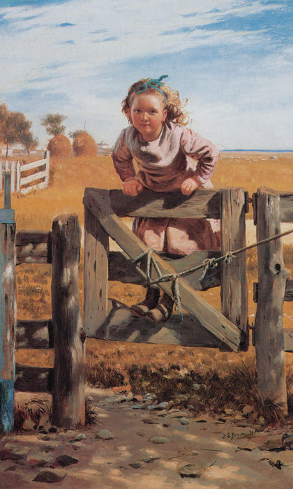 Swinging On A Gate, Southampton, Long Island, C.1878-1880