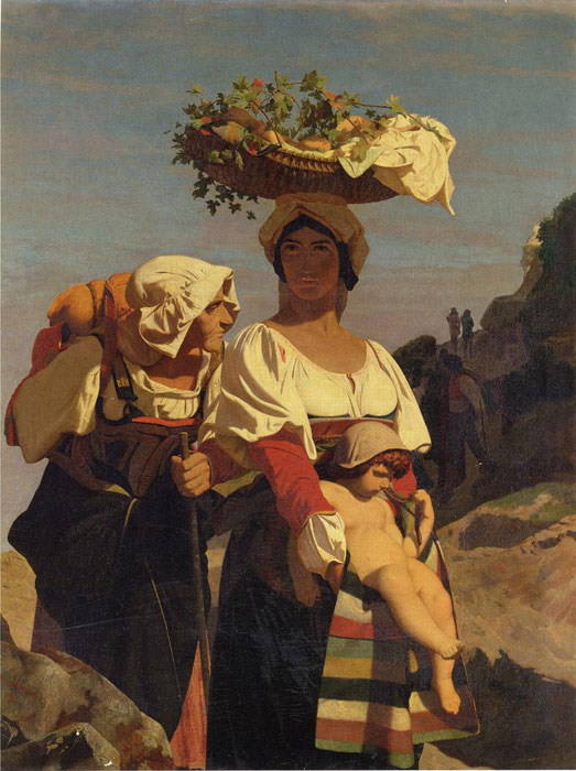 Two Italian Peasant Women And An Infant, 1849