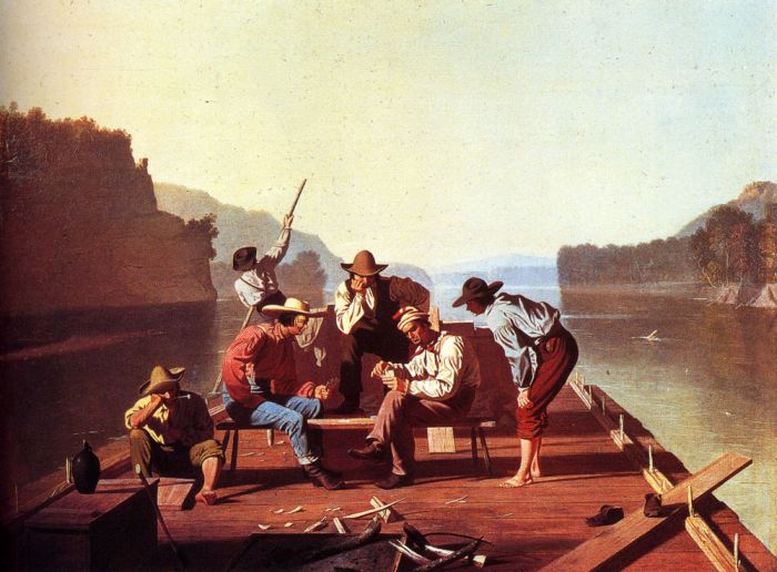 Ferrymen Playing Cards, 1847