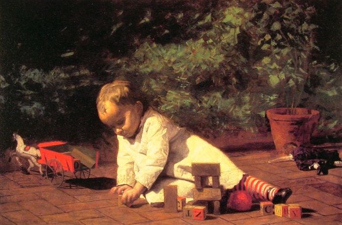 Baby At Play, 1876