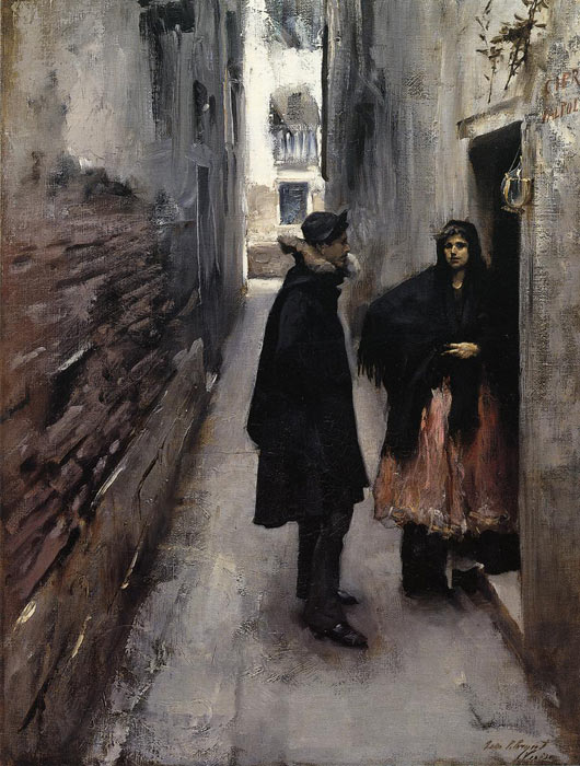 A Street In Venice , 1880