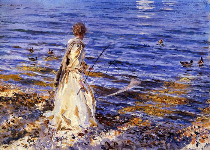 Girl Fishing , 1913