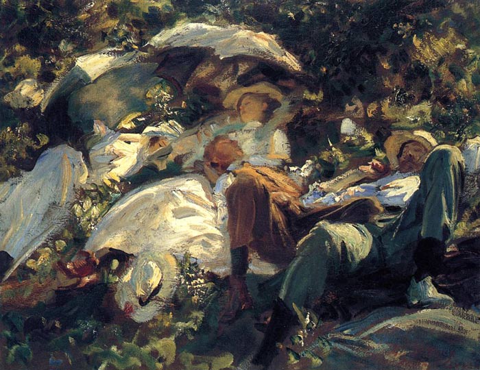 Group With Parasols , 1905