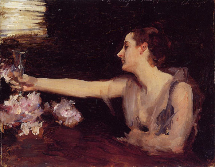 Madame Gautreau Drinking A Toast, 1889