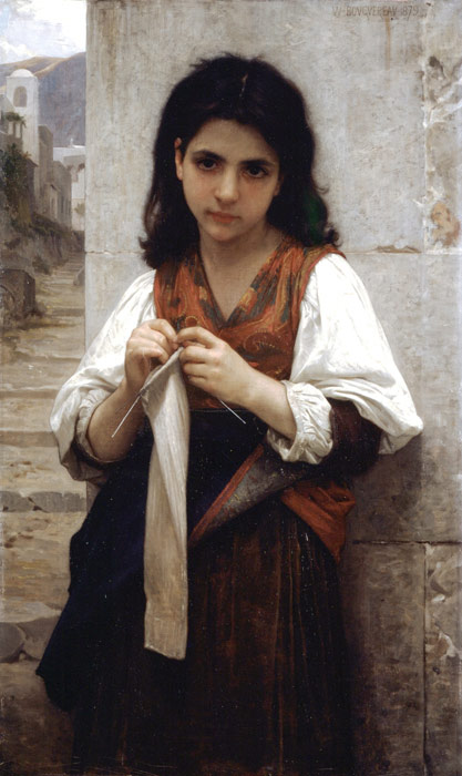 Tricoteuse [The Little Knitter], 1879