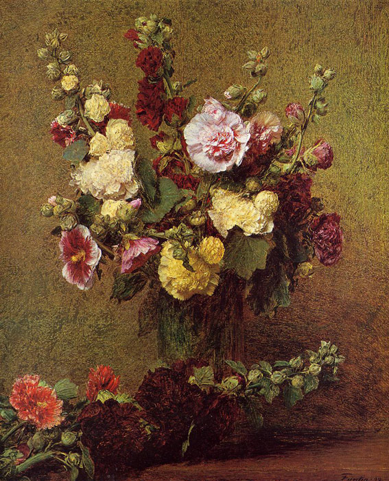 Holly-hocks, 1892