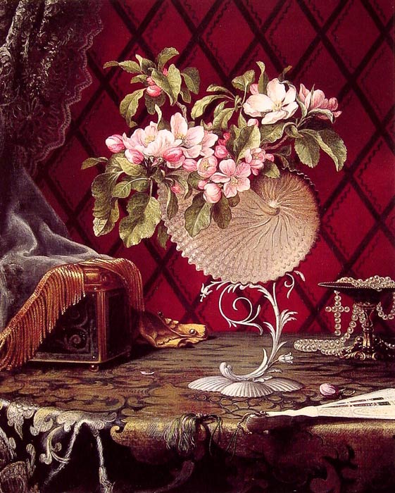 Still Life With Apple Blossoms In A Nautilus Shell, 1870