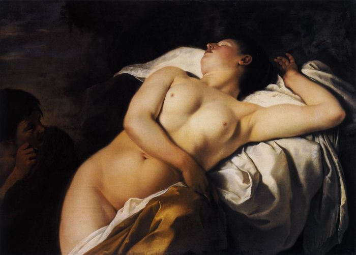 Sleeping Nymph And Shepherd, 1645