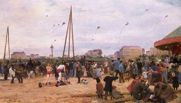 The Fairgrounds At Porte De Clignancourt, Paris, 1895