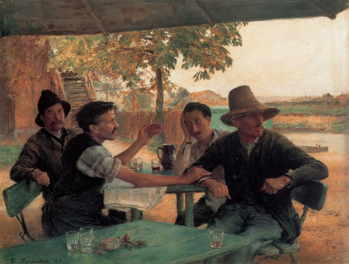 La Discussion Politique [Political Discussion], 1889