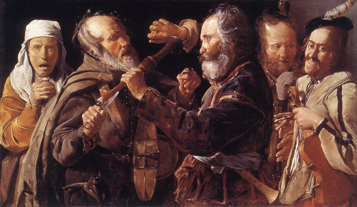 Quarrelling Musicians, 1625-1630