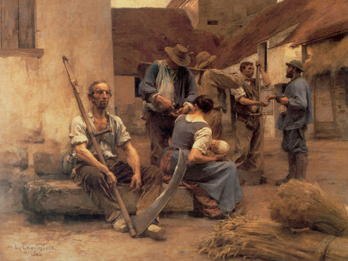 La Paye Des Moissonneurs [Paying The Harvesters], 1892