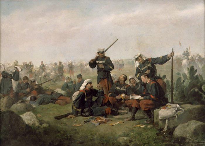 El Descanso En La Marcha [The Rest In The March], 1876