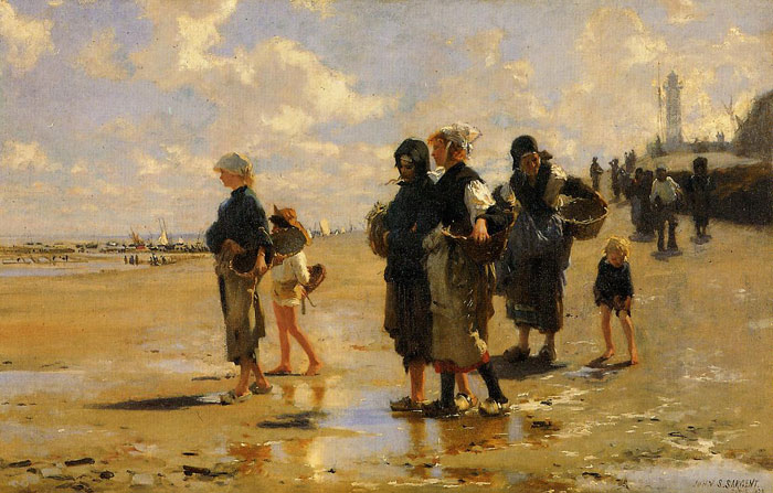 The Oyster Gatherers Of Cancale , 1878