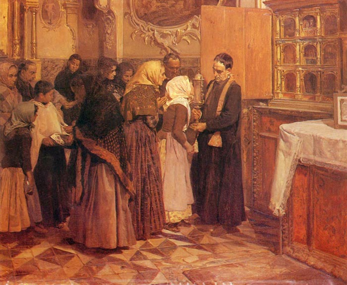 El Beso De La Reliquia [Kissing The Relic], 1893