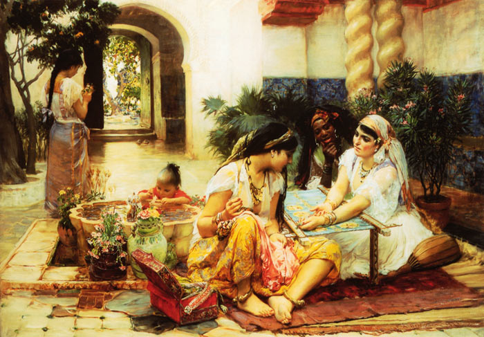 In The Village, Algeria, 1889