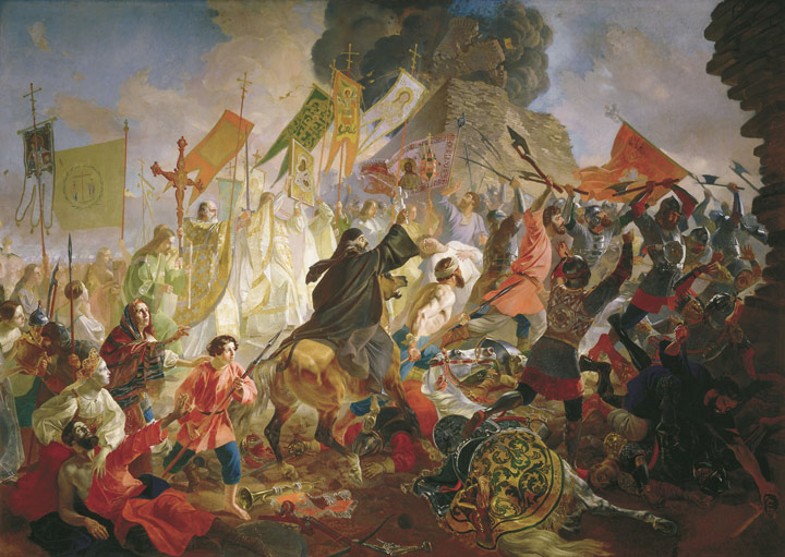 The Battle Of Polish King Steven Batoriem In 1581, 1843