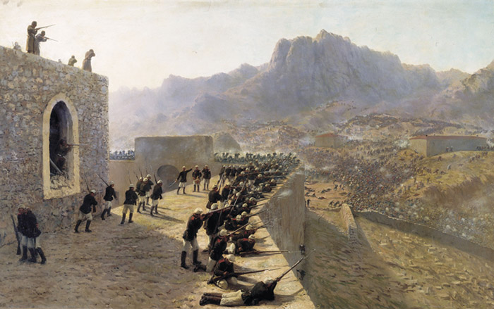 The Retreat At Baiazit Ford , 8 June 1877 Year , 1891