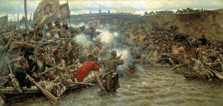 Conquest Of Siberia By Yermak. 1895