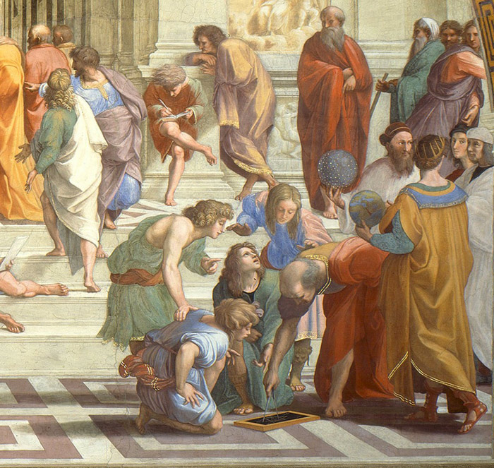 The School Of Athens- Detail, 1510-11