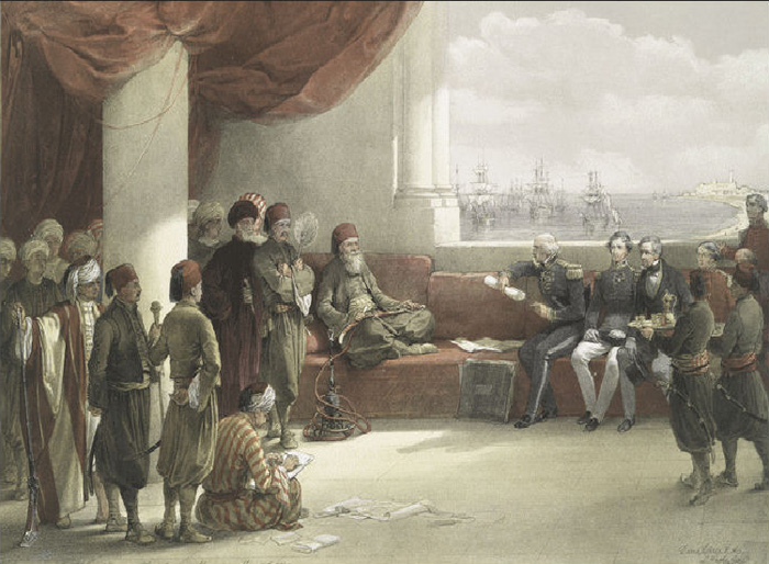 Interview With The Viceroy Of Egypt, At His Palace, Alexandria, 1839