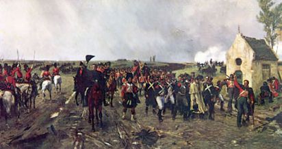 Wellingtons March From Quatre Bras To Waterloo, 1878