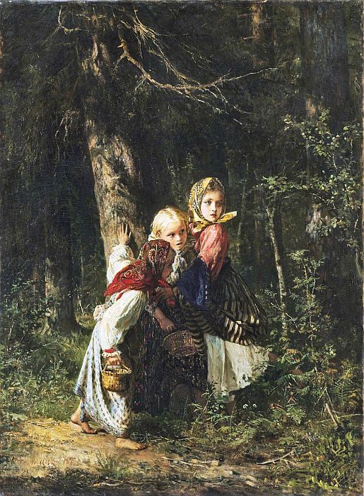 Peasant Girls In The Forest