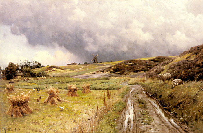 A Pastoral Landscape After A Storm, 1904