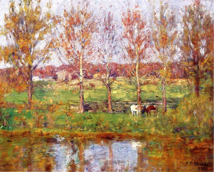 Cows By The Stream, 1895