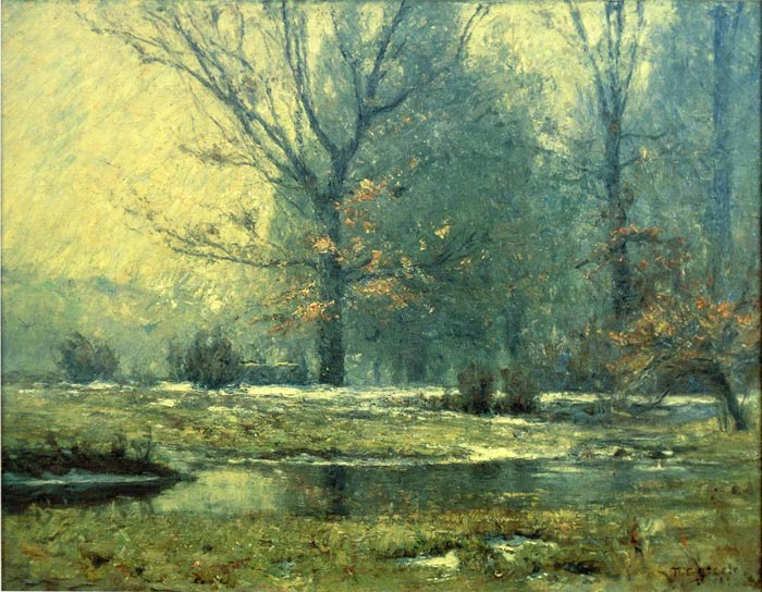 Creek In Winter, 1899